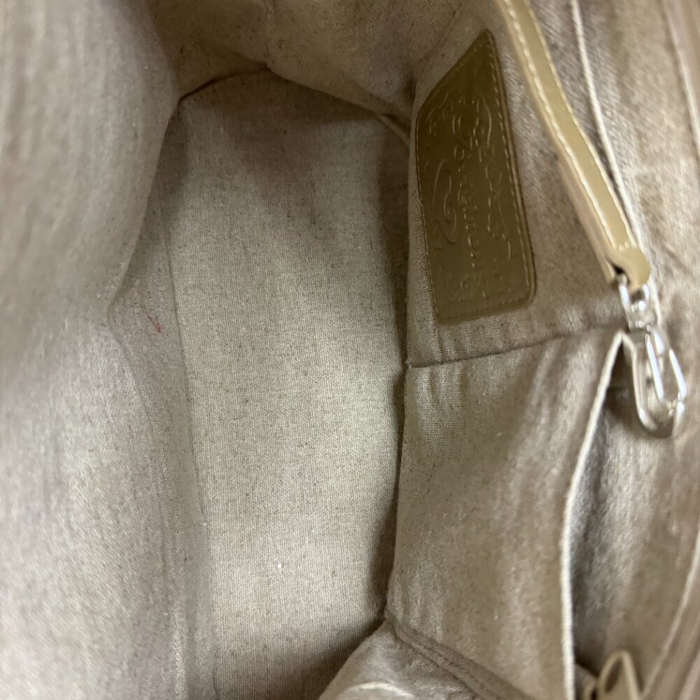 Brighton Woven Shoulder / Hand Bag Blue & Silver Details - Picture 9 of 9